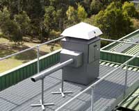 Roof-top high volume air sampler Roof-top high volume air sampler