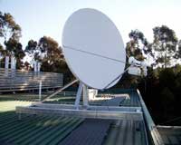 Data is forwarded by satellite to the International Data Centre Data is forwarded by satellite to the International Data Centre