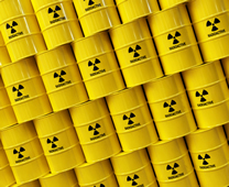 Radioactive waste containers