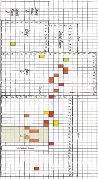 a map of CSIRO's hangar