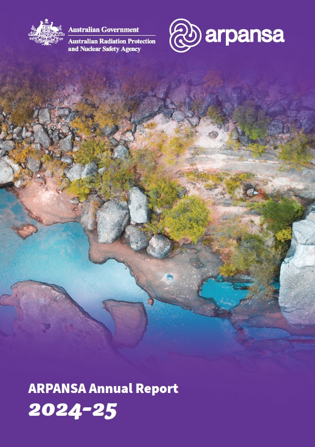 2024-25 ARPANSA Annual Report Cover