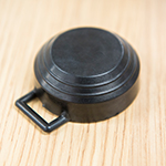 PRMS radon monitor on a wooden desk