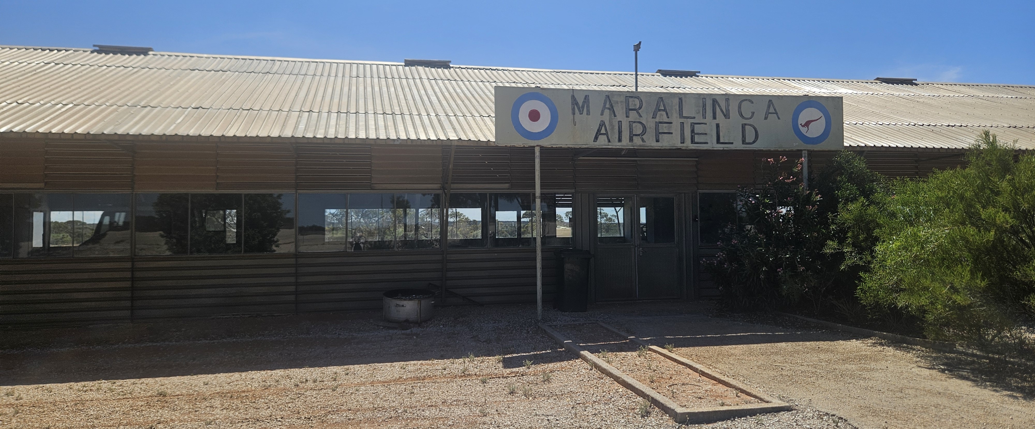 Photo of the Maralinga air field 