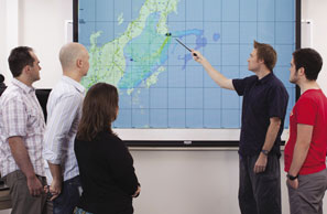 ARPANSA staff examining the radioactive fallout plume from the Fukushima Dai-ichi Nuclear Power Plant Accident, Japan