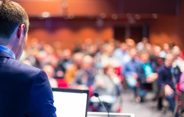 Image of Speaker at a conference
