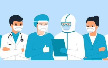 Hospital workers