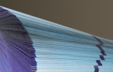 Close up photo of pages in document