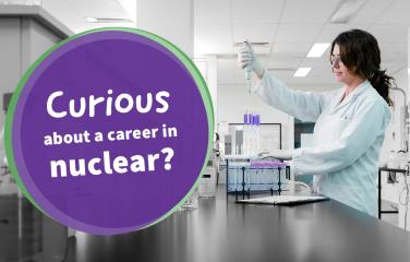 A scientist is doing work on a lab bench