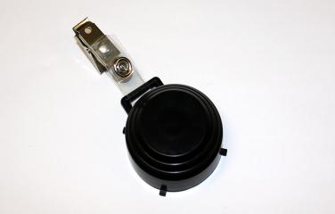 Full length shot of radon monitor on table