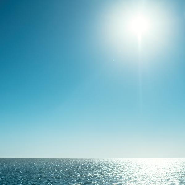 Sea and sky in a sunny day 