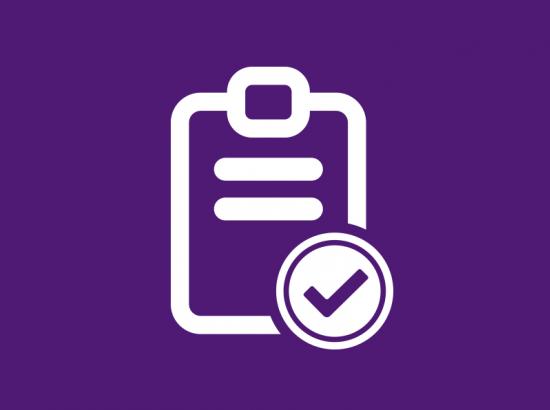 Clipboard icon with checkbox