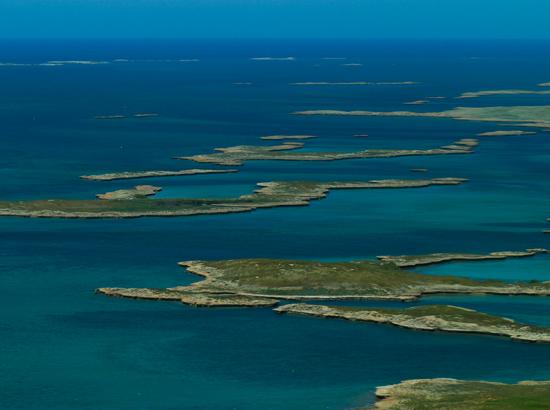 Aerial view of the Montebello Islands
